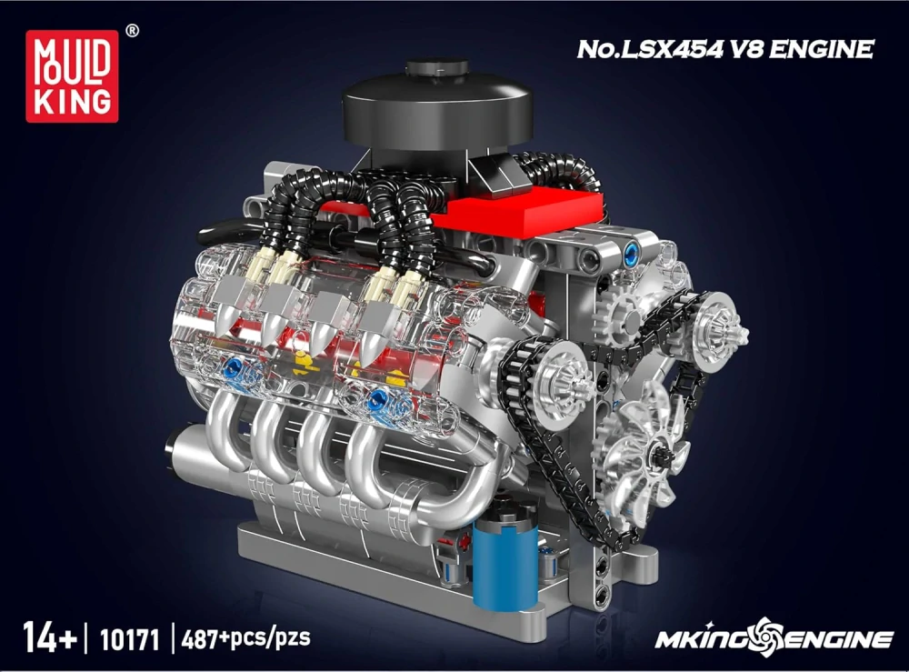 Motor Chevy LSX454 V8 Mould King 10171