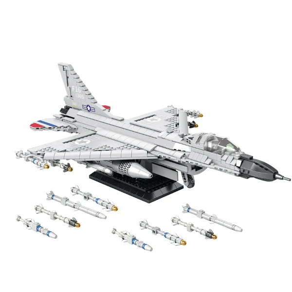 Stavebnice Stíhačka F-16 Reobrix 33027