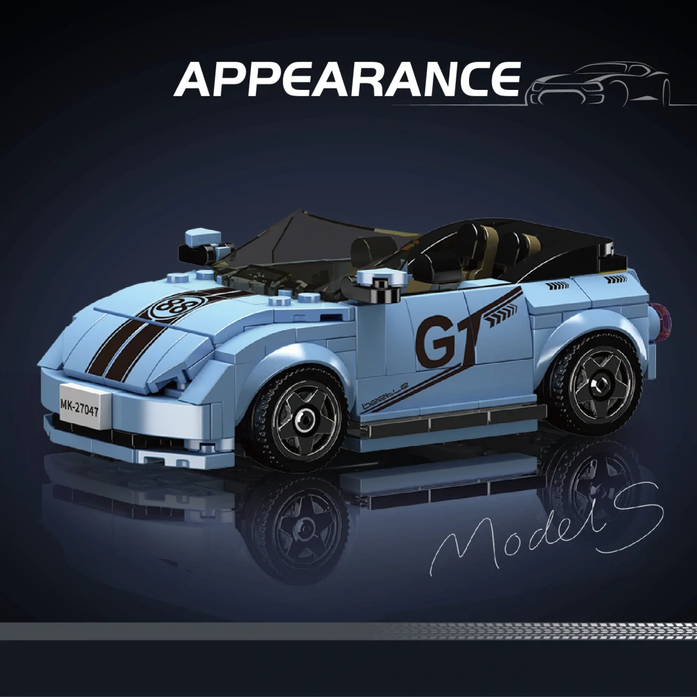 Stavebnice Volkswagen Beetle GT Kabrio Mould King 27047