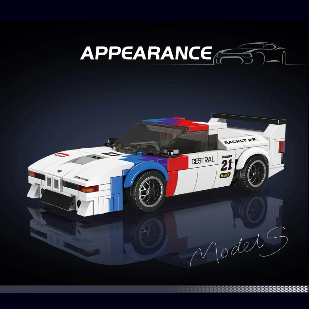 Stavebnice BMW M1 PROCAR Mould King 27062