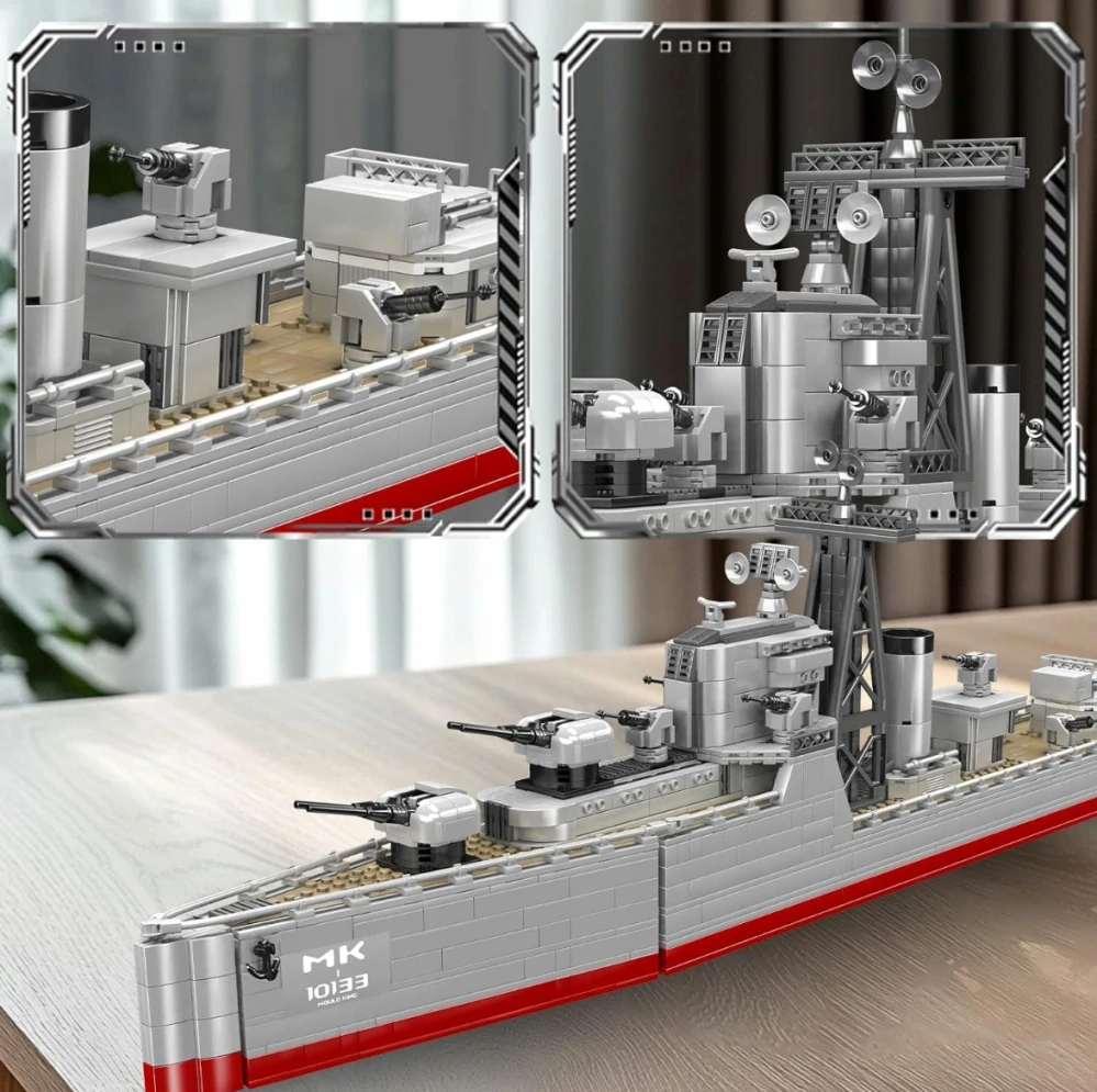 Torpédoborec třídy Battle Mould King 10133