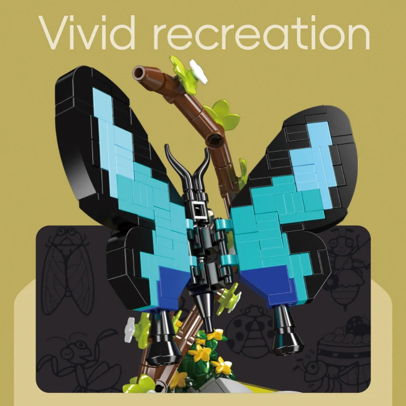 Motýl + hrací strojek Mould King 10103