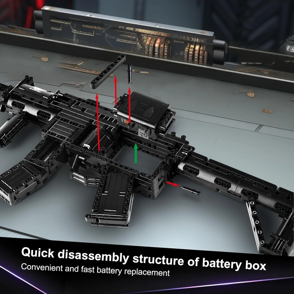 Stavebnice Samopal MP5 Mould King 14001S