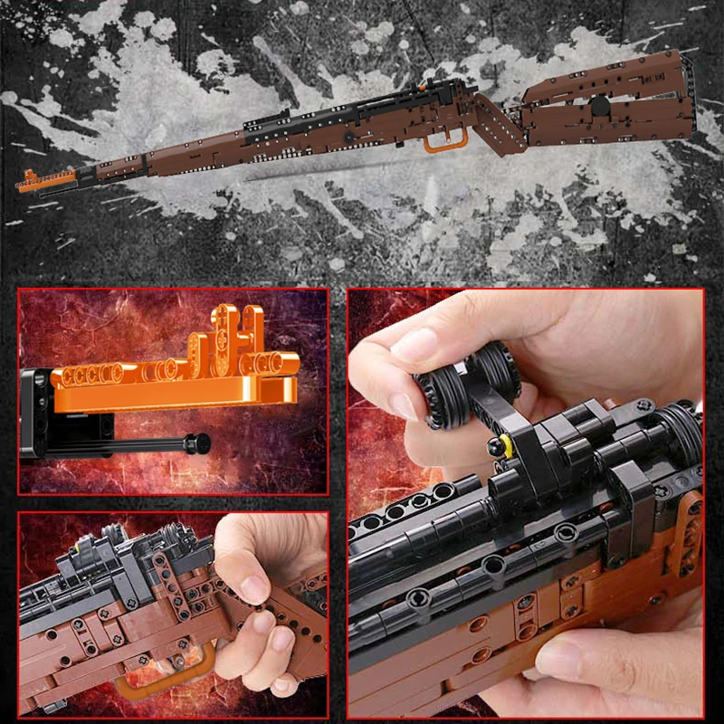 Německá útočná puška Mauser 98K Mould King 14002S