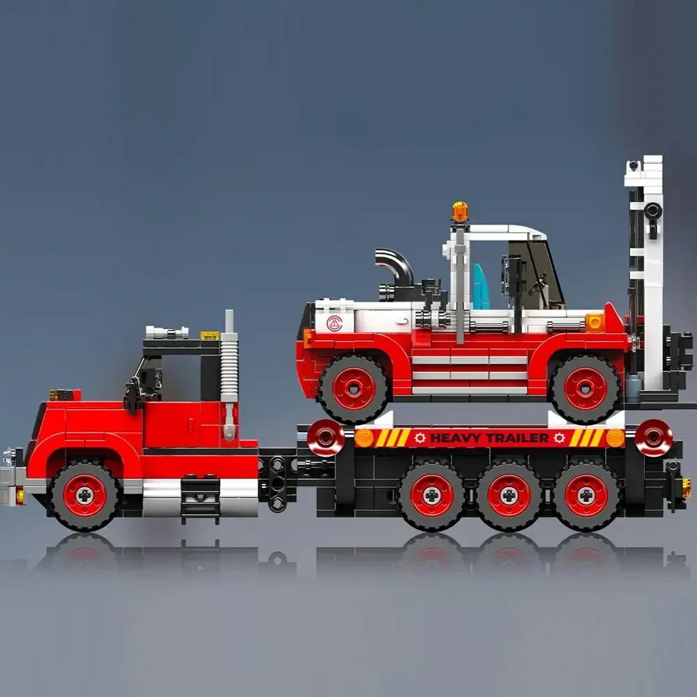 Náklaďák s vysokozdviždným vozíkem Mould King 24079