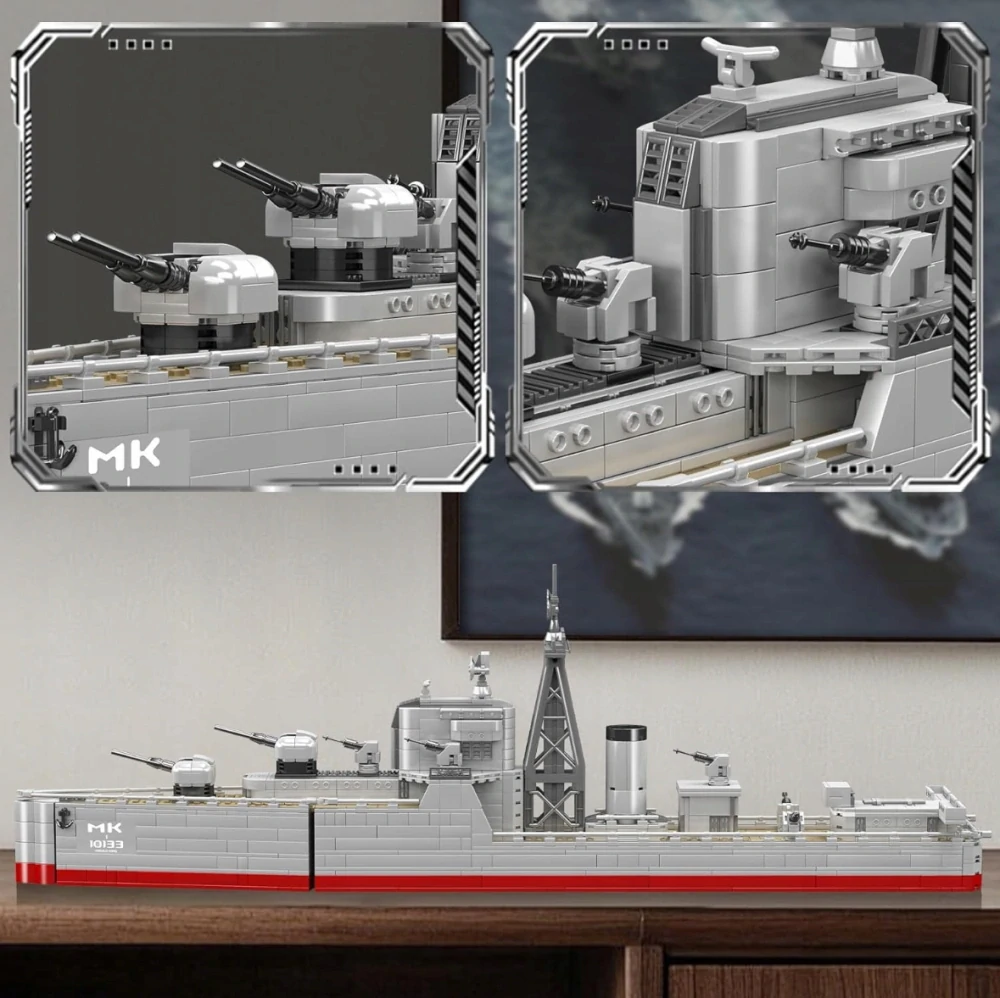 Torpédoborec třídy Battle Mould King 10133