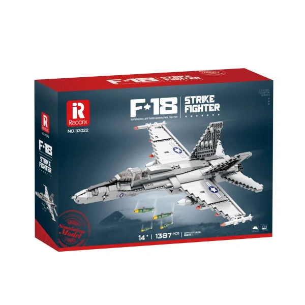 Stavebnice Stíhačka F-18 Reobrix 33022