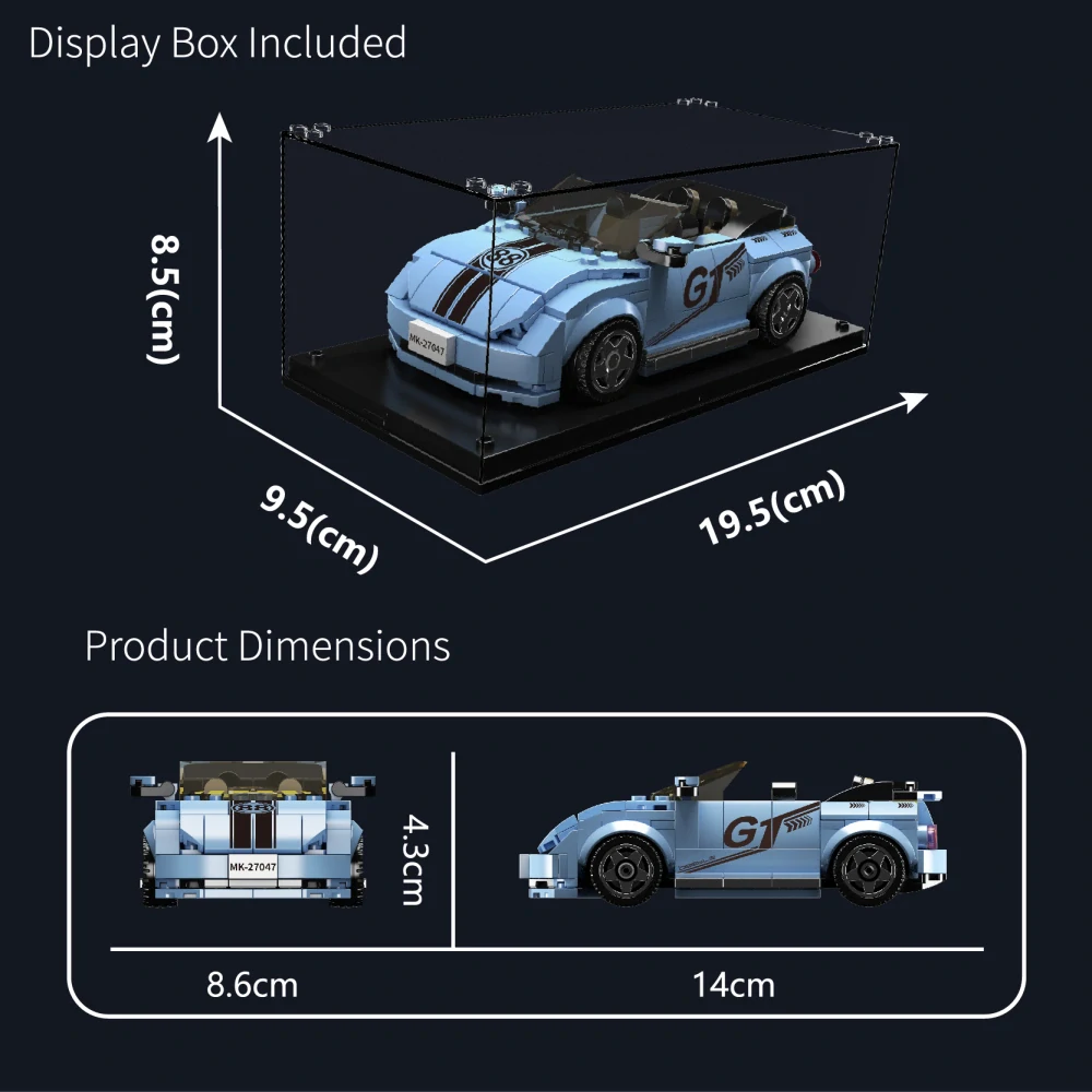 Stavebnice Volkswagen Beetle GT Kabrio Mould King 27047