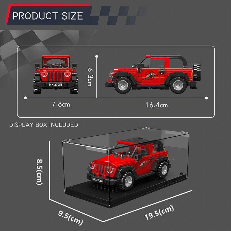 Stavebnice Jeep Wrangler Mould King 27058
