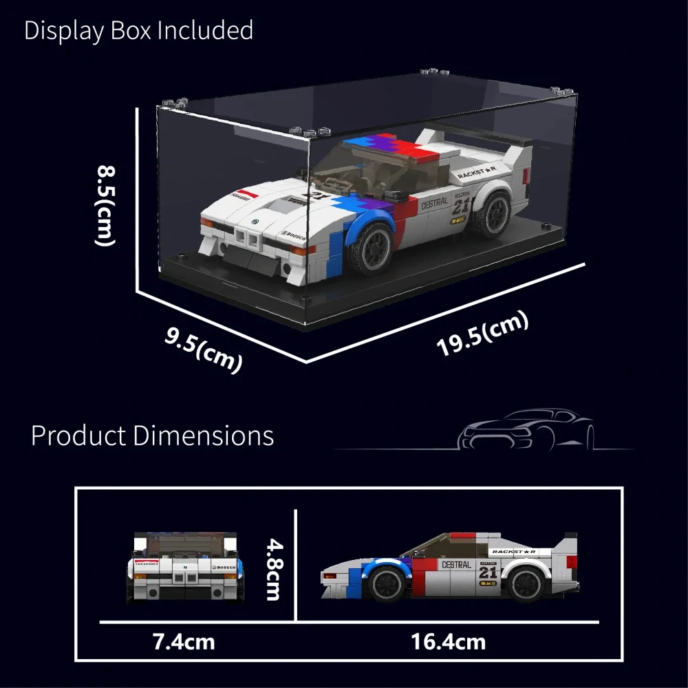 Stavebnice BMW M1 PROCAR Mould King 27062