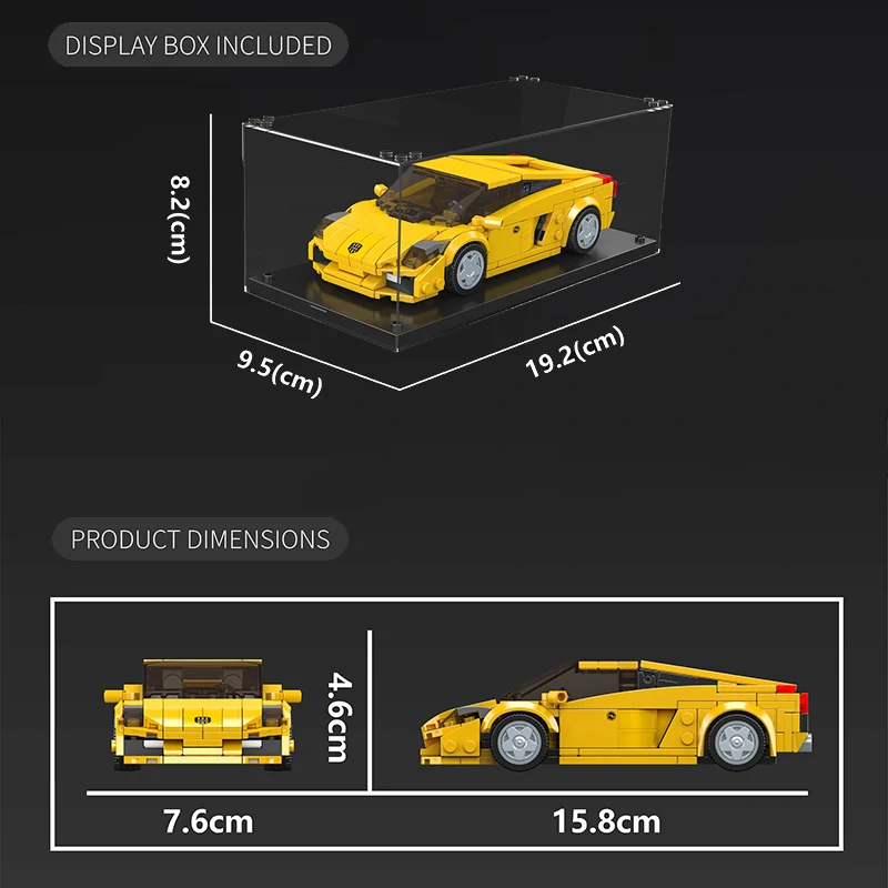 Stavebnice Lamborghini Galardo Mould King 27076