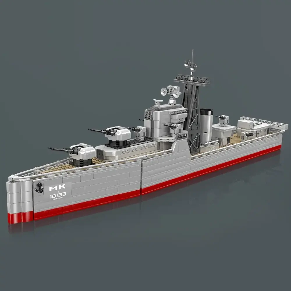 Torpédoborec třídy Battle Mould King 10133