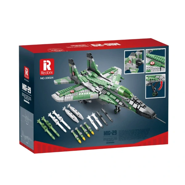 Stavebnice Stíhačka MiG-29 Reobrix 33021