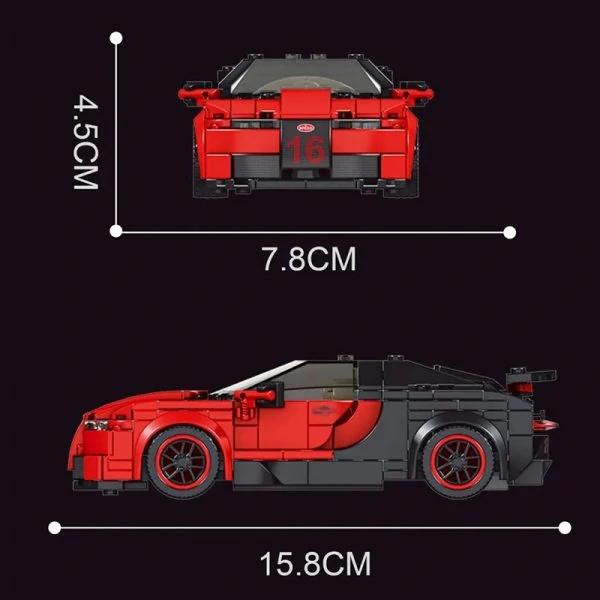 Stavebnice Bugatti Veyron Mould King 27027