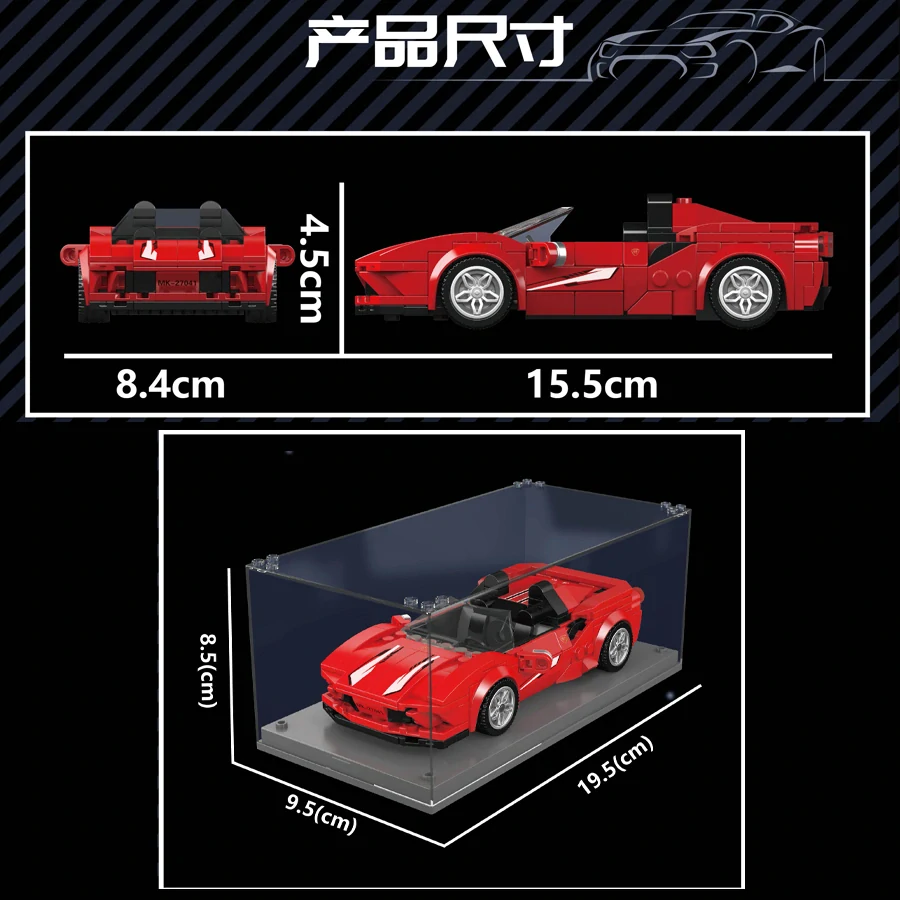 Stavebnice Ferrari F8 Mould King 27041