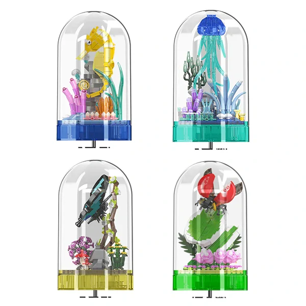 Mořský koník + hrací strojek Mould King 10100