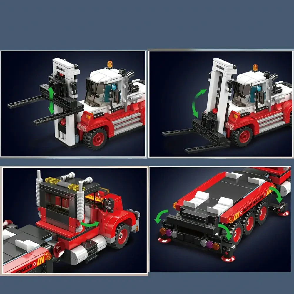 Náklaďák s vysokozdviždným vozíkem Mould King 24079