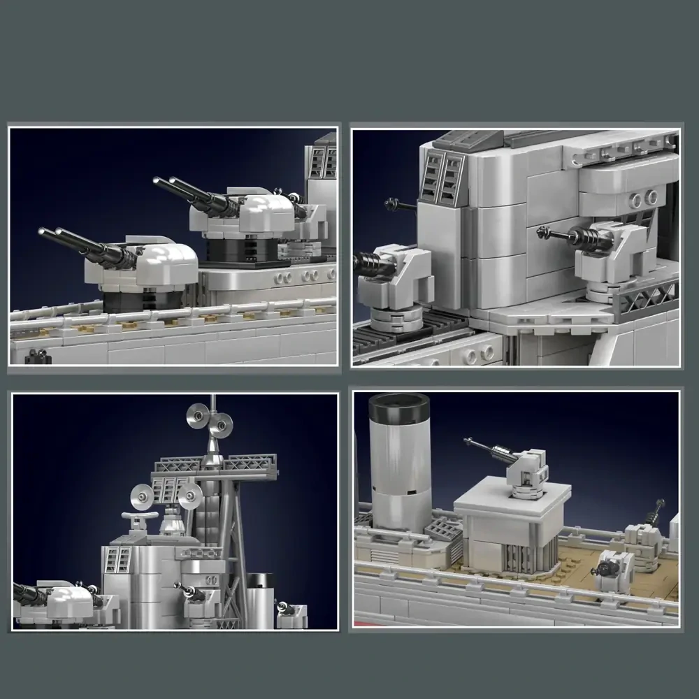 Torpédoborec třídy Battle Mould King 10133