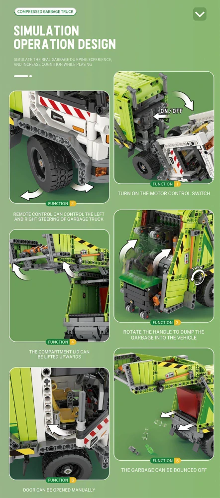 RC Popelářské auto Reobrix 22022