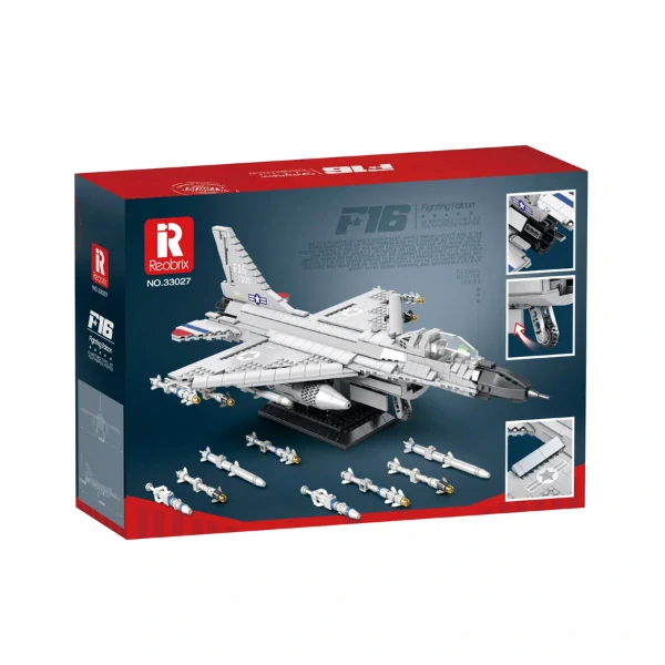 Stavebnice Stíhačka F-16 Reobrix 33027