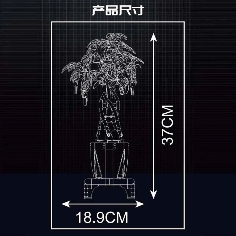 Stavebnice Stromek Štestí Mould King 10063S