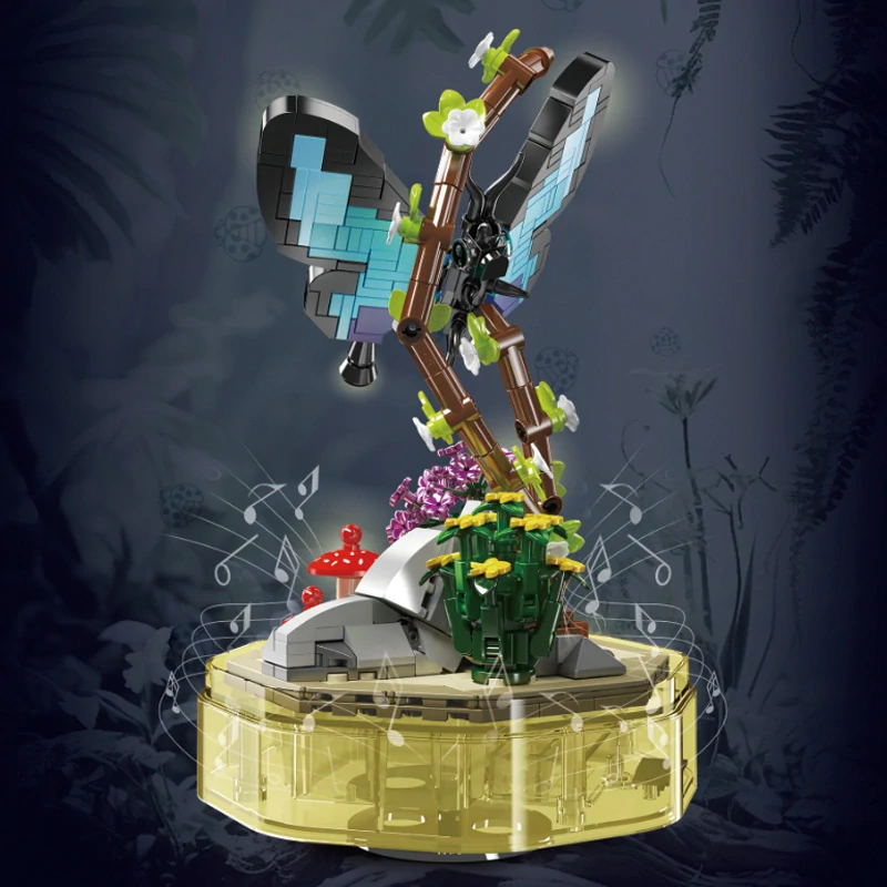 Motýl + hrací strojek Mould King 10103