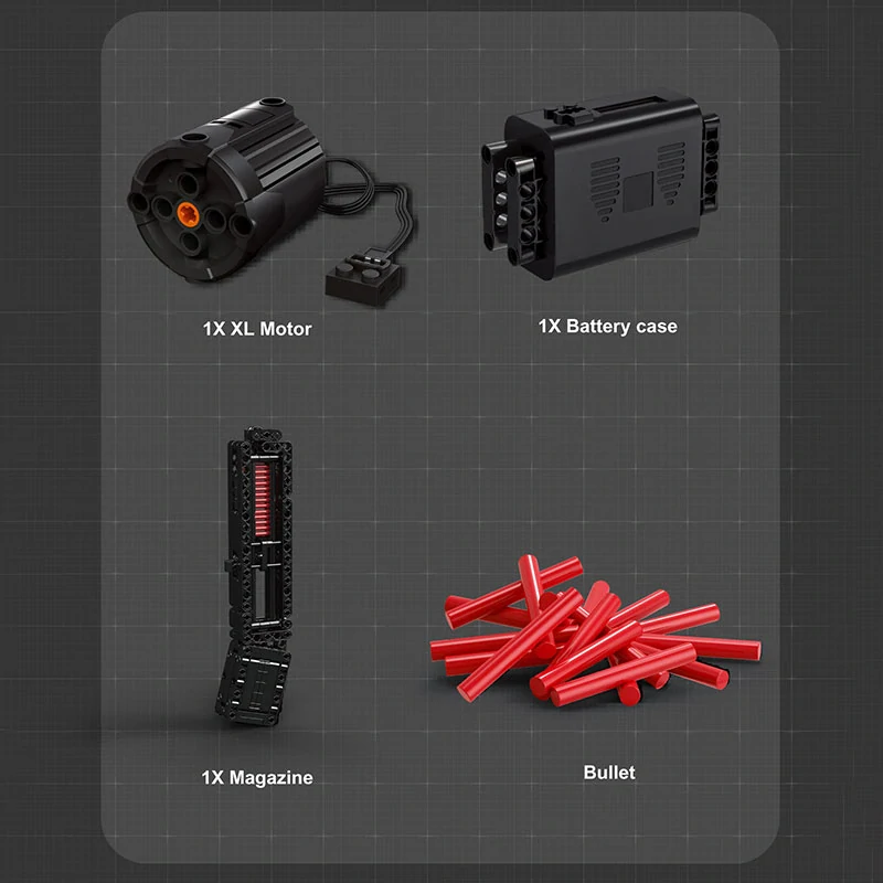 Stavebnice Samopal MP5 Mould King 14001S