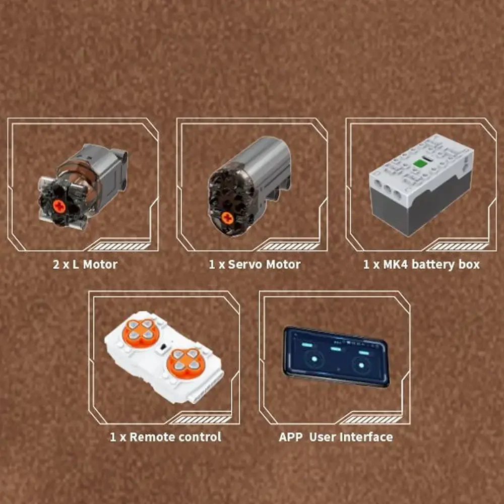 RC Armádní Hummer Mould King 20047